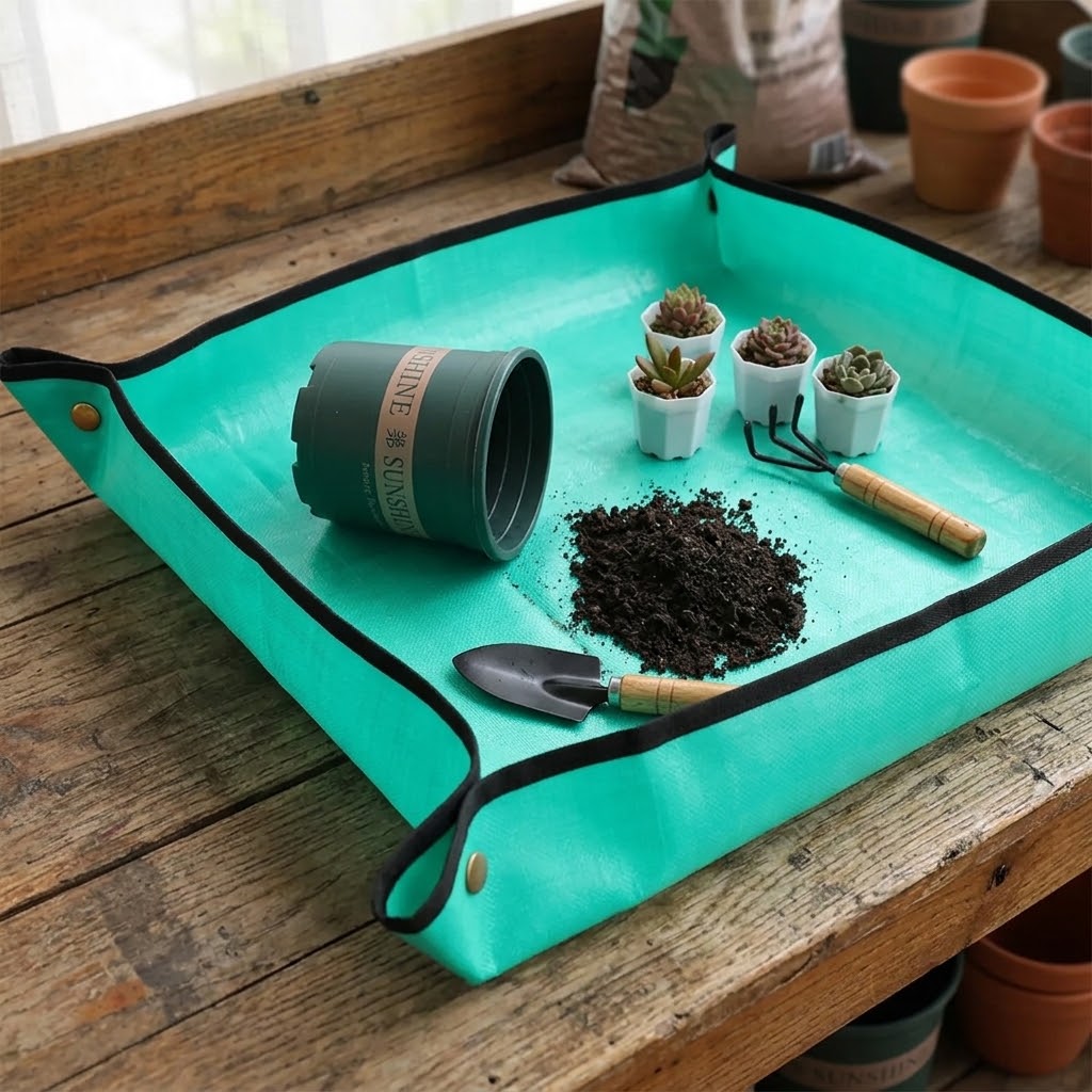 Repotting Mat - 방수 식물 재식재 매트 실내 다육식물