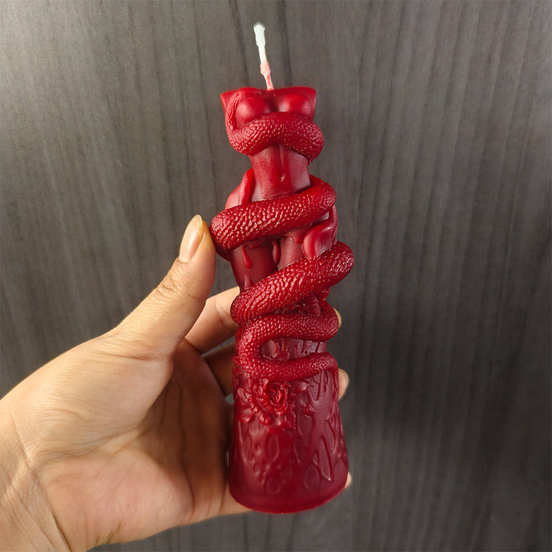 Snake Plant - DIY 여성 바디 뱀 실리콘 양초