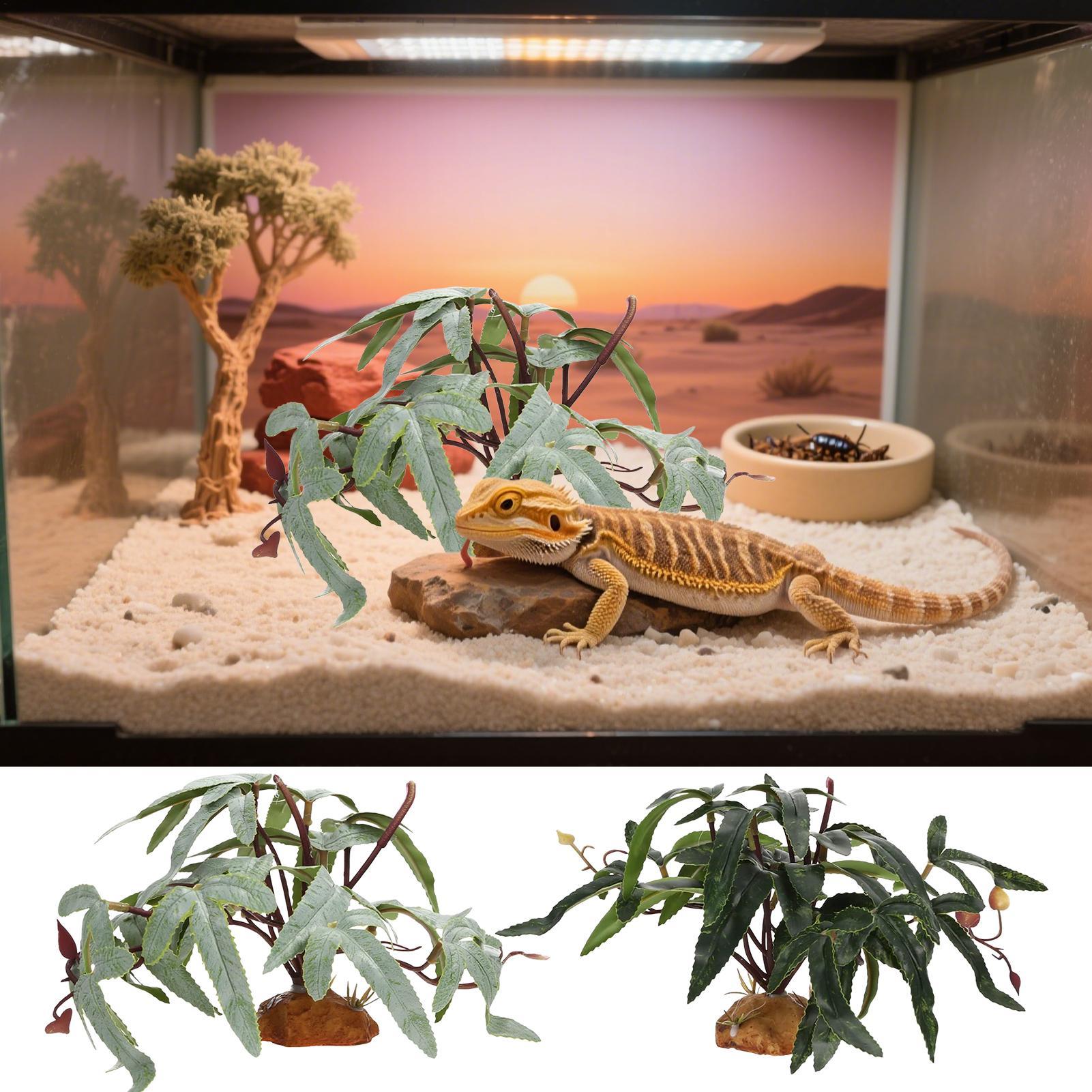 가짜 파충류 식물 뱀 탱크 장식품, 실제같은 수족관 장 - Snake Plant 리뷰 및 가격