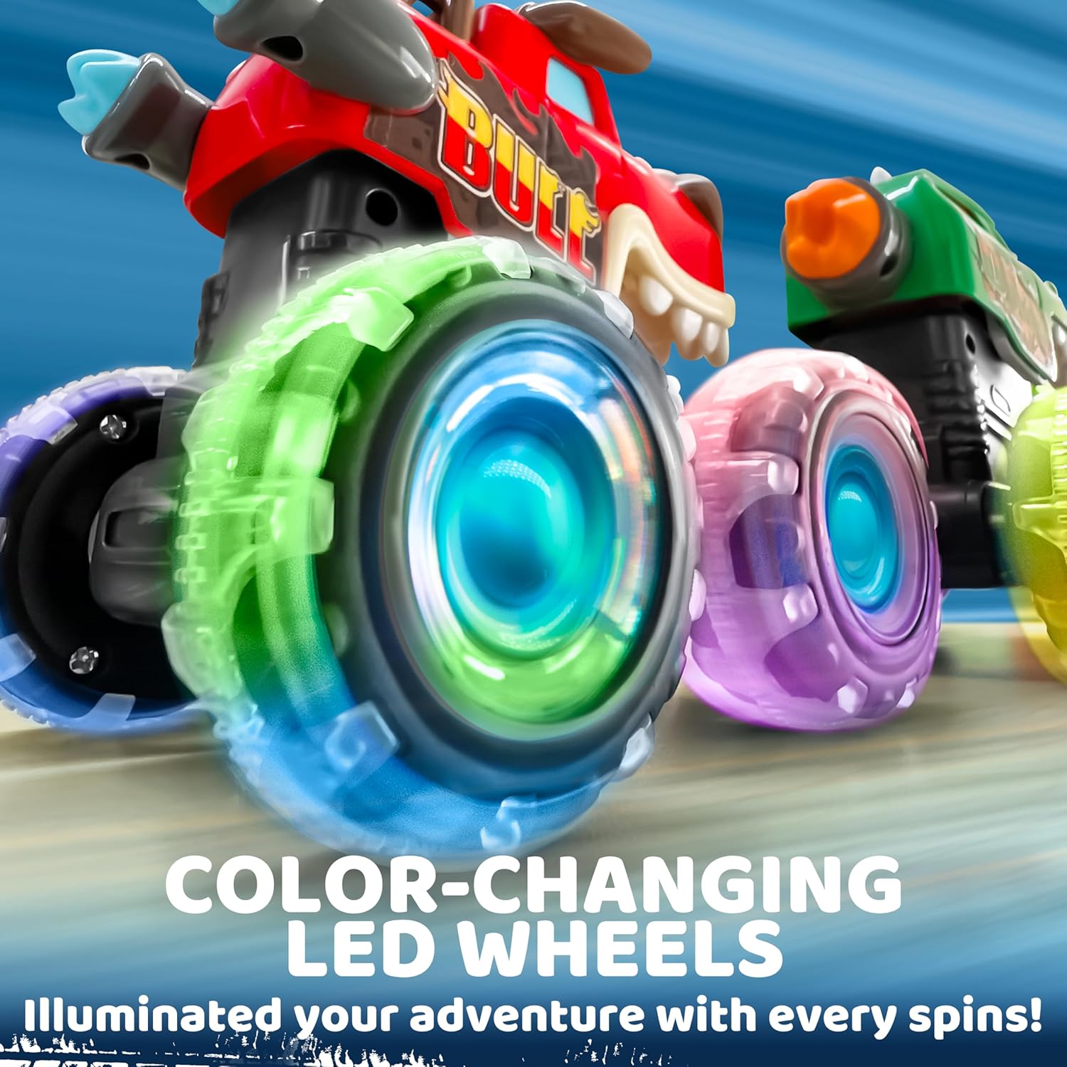 조이피 3팩 몬스터 트럭 장난감 모션 활성화 라이트업  - Monstera 리뷰 및 가격