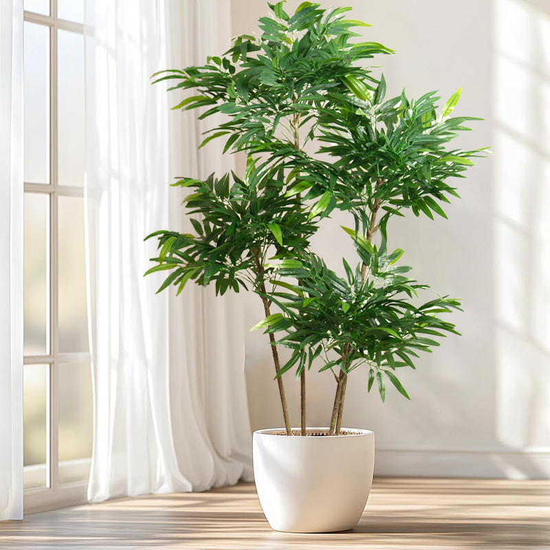 80-180cm 대형 인조 대나무 잎 나무, 가짜 야자 - Fiddle Leaf Fig 리뷰 및 가격
