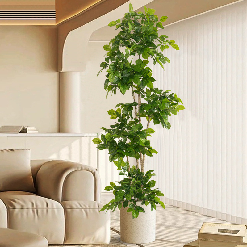 2-78in 대형 가짜 식물 인공 해피 트리 플라스틱  - Fiddle Leaf Fig 리뷰 및 가격