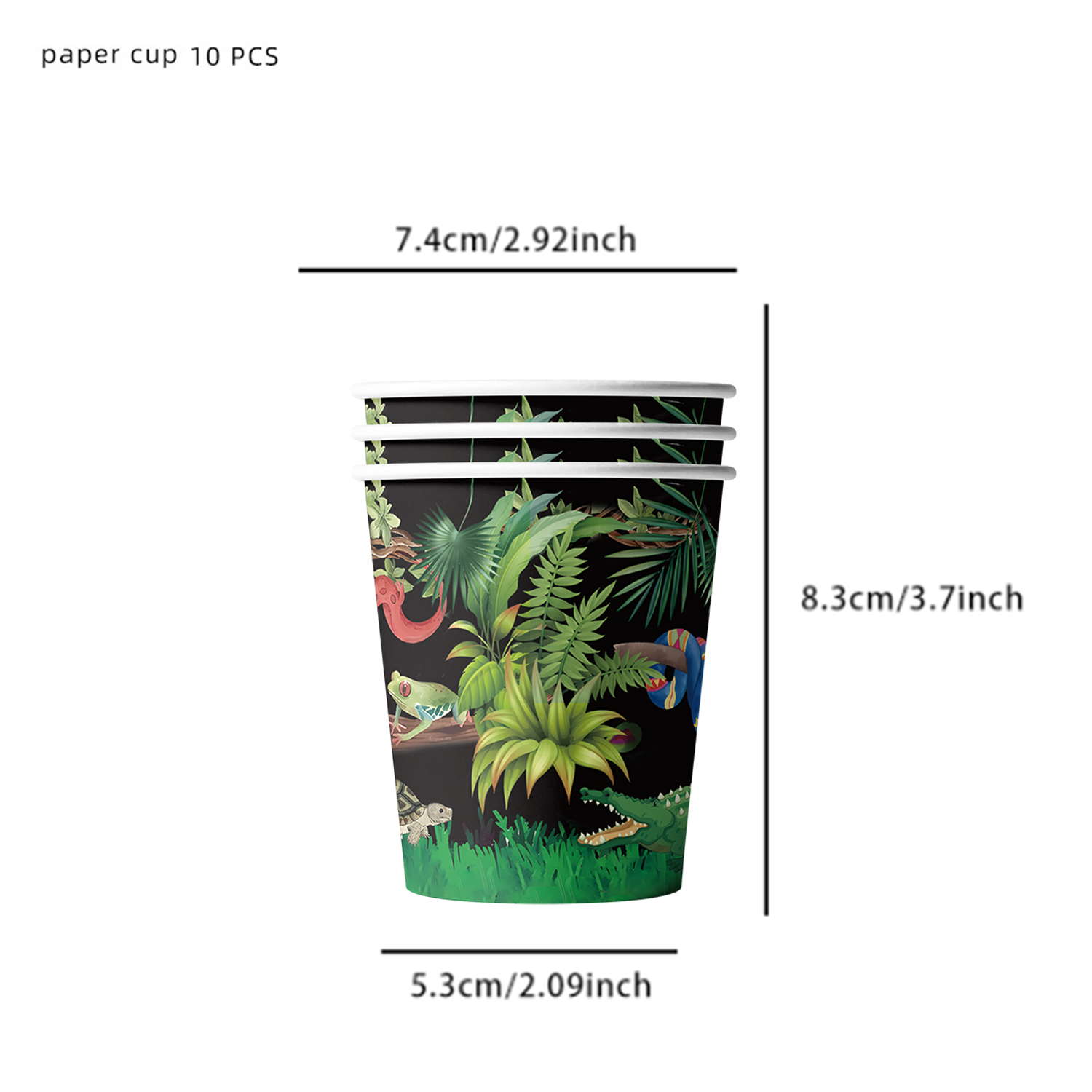 파충류 생일 파티 용품 도마뱀과 뱀 식기류 종이컵 접시 - Snake Plant 리뷰 및 가격