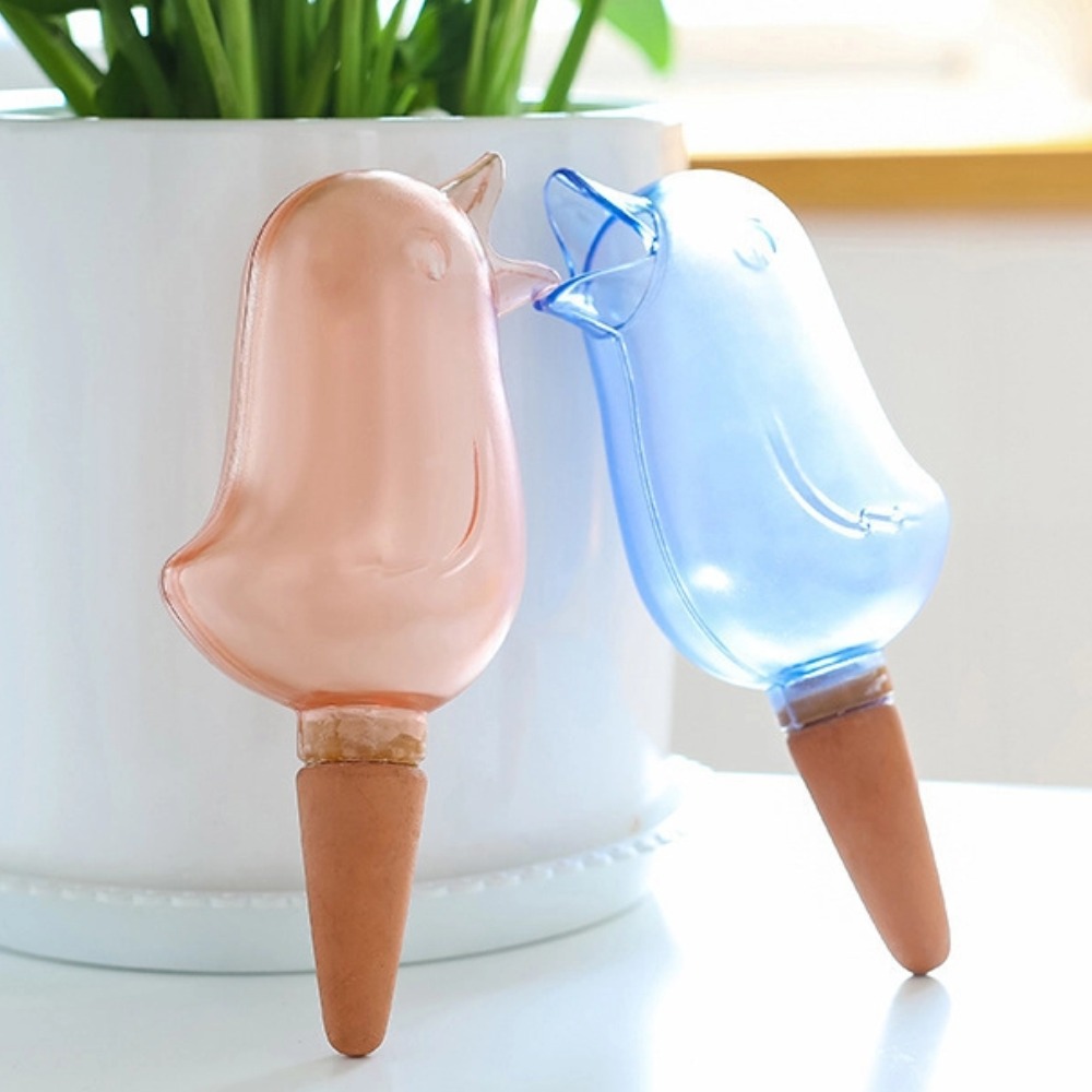 새 모양 식물 급수 장치 자동 점적 관개 테라코타 슬로 - Terracotta Pot 리뷰 및 가격