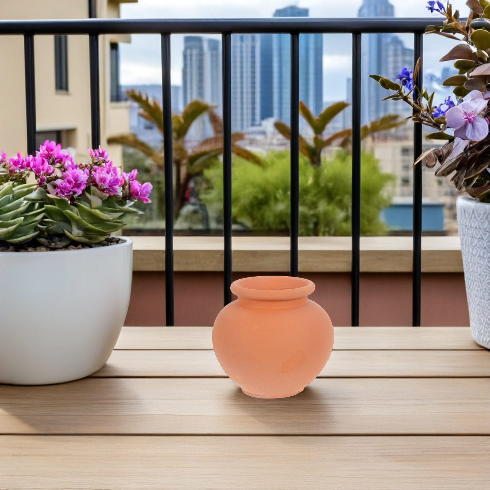 테라코타 재질의 자동 급수 스파이크, 화분에 심은 꽃을 - Terracotta Pot 리뷰 및 가격