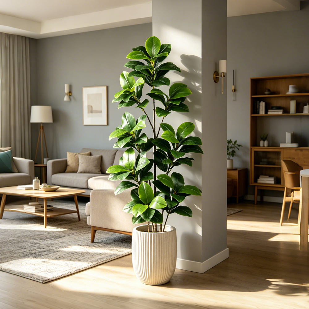 74-140cm 대형 인조 반얀트리 열대 피클리스 나무 - Fiddle Leaf Fig 리뷰 및 가격