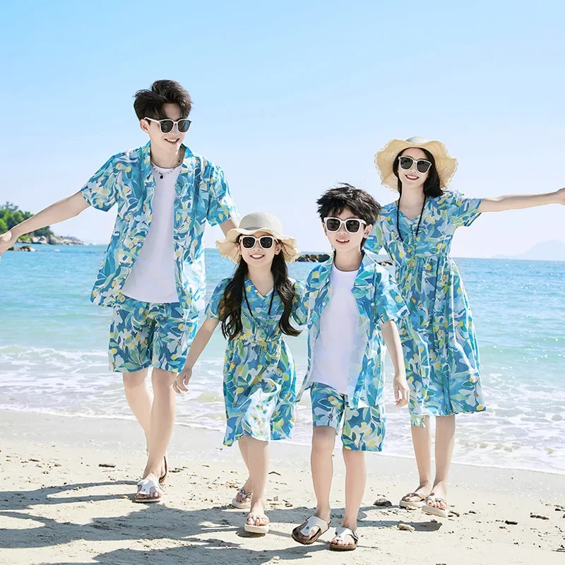 아버지 아들 셔츠 세트옷 여름 휴가룩 가족 의류 엄마  - The Plant Parent 리뷰 및 가격