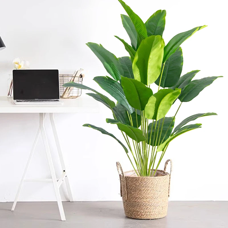 1개 인조 식물 대형 열대 야자수 가짜 바나나 나무 잎 - Snake Plant 리뷰 및 가격